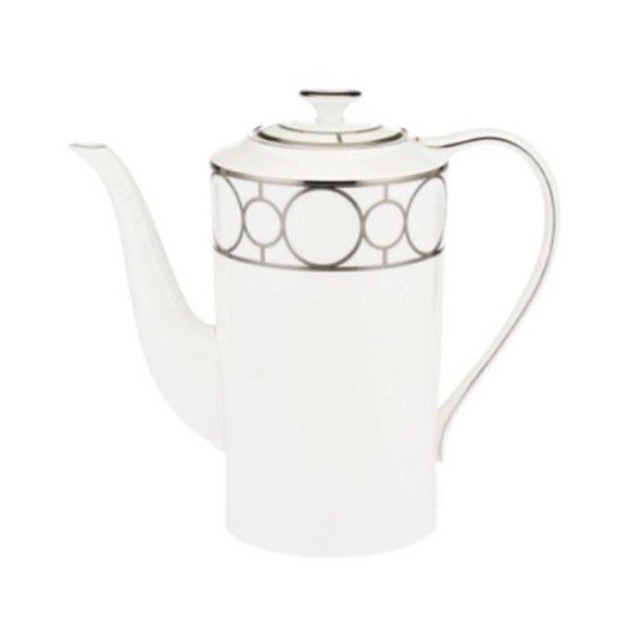 brand new Mikasa Soho Platinum Links Fine China Teapot (approx. 7.5 inches tall) - Picture 2 of 3